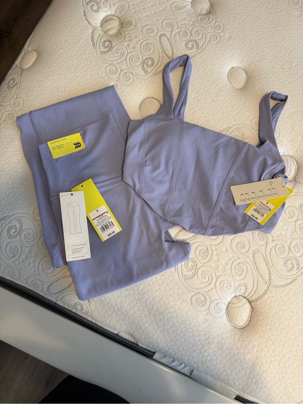 Target Lavender Women's Active Tank and Flare Yoga Pant Set